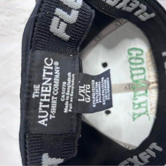 Country Strong Baseball Cap FlexFit Black Unisex Festival Cowboy Cowgirl L/XL - Picture 9 of 11